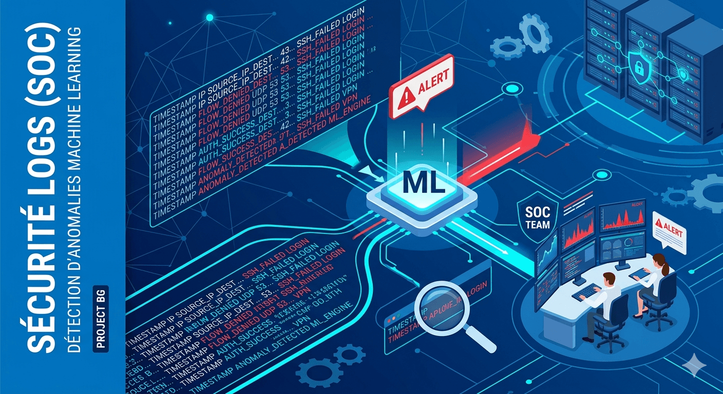 Détection d’anomalies dans les logs (SOC)